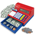 Learning Resources Pretend & Play Calculator Register Toy - Kids Play Set & Credit Card Toy, Register for Kids, Pretend Grocery Store Shopping Playset for Toddlers, Teaching Math Set
