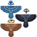 D.Q.Z Bird-Wings-Costumes for Kids Boys Girls Dress Up Clothes, 3 Pack Eagle Owl Costume & Masks as Birthday Gifts