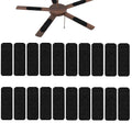 20 Pack Ceiling Fan Filters for Blades, Strong Activated Coconut Carbon Filter for Ceiling Fans, Universal Fit Unscented Charcoal Fan Air Purifier Pad