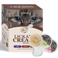 PETPHABET Lickable Cat Treats Spoon, 36 Count Creamy Puree Kitten Treats Variety Pack, Functional Wet Paste Cat Snacks for Skin & Coat Support, Hairball Relief, Urinary Health, Grain-Free Kitty Treat