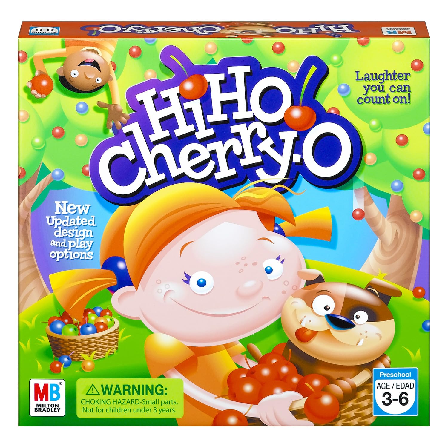 Hasbro Gaming Hi Ho Cherry-O Board Game for 2 to 4 Players Kids Ages 3 and Up (Amazon Exclusive)