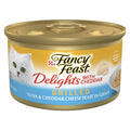 Purina Fancy Feast Delights With Cheddar Grilled Tuna and Cheddar Cheese Feast in Wet Cat Food Gravy Cat Food - (Pack of 24) 3 oz. Cans