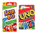Bjdesign Bjdesign Skip Bo Card Game Bundled with Uno