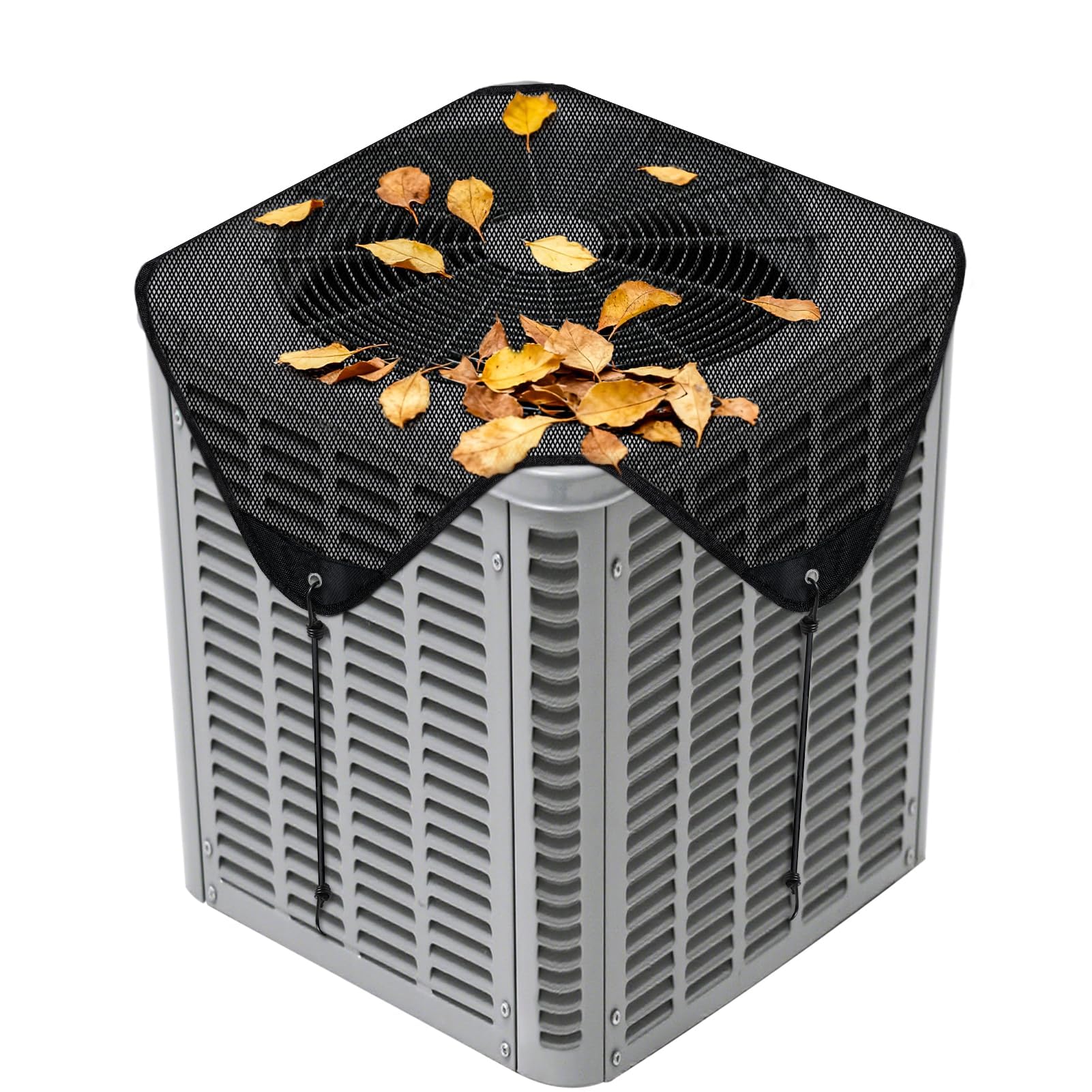 NNG 32'' X 32'' Central Air Conditioner Cover for Outside Units,Top Universal AC Unit Mesh Cover Outdoor,Breathable AC Condenser Covers for All Seasons
