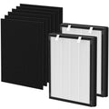 True HEPA Replacement Filter Compatible with uahpet Pet Air Purifier Slim, for Home Large Rooms, Pet Household, Includes 2 HEPA Filters and 6 Washable Pre-Filters