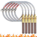 5 Pcs 36" Thermopile Generators with Two Lead for Gas 750mv Thermopile Fireplace Water Heaters Fryer Cluster Replacement Part