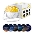 HD Projector Night-Light Starter Set, Project Bible Verses on Walls or Ceilings, Includes 6 Interchangeable Discs, Help Children Live by The Truth of God’s Word, Bible Education for Kids