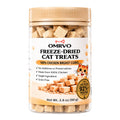 Freeze-Dried Cat Treats, 92%+ High Protein Chicken Breast Cubes, Single Ingredient Grain-Free Cat Snacks & Food Topper for Kittens & Adult Cats, 2.8 oz