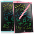 [2 Pack] Genialba LCD Writing Tablet 8.5-Inch Colorful Doodle Board, Toddler Learning Educational Toys Gifts for 3-8 Years Old Girls and Boys, Electronic Drawing Pad for Kids (Pink&Blue)