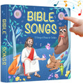 LEARNING BUGS Christian Bible Songs – 13 Songs of Praise for Little Ones, Musical Books for Toddlers, 28-Button Music Book, Musical Toys for Toddlers 1-3