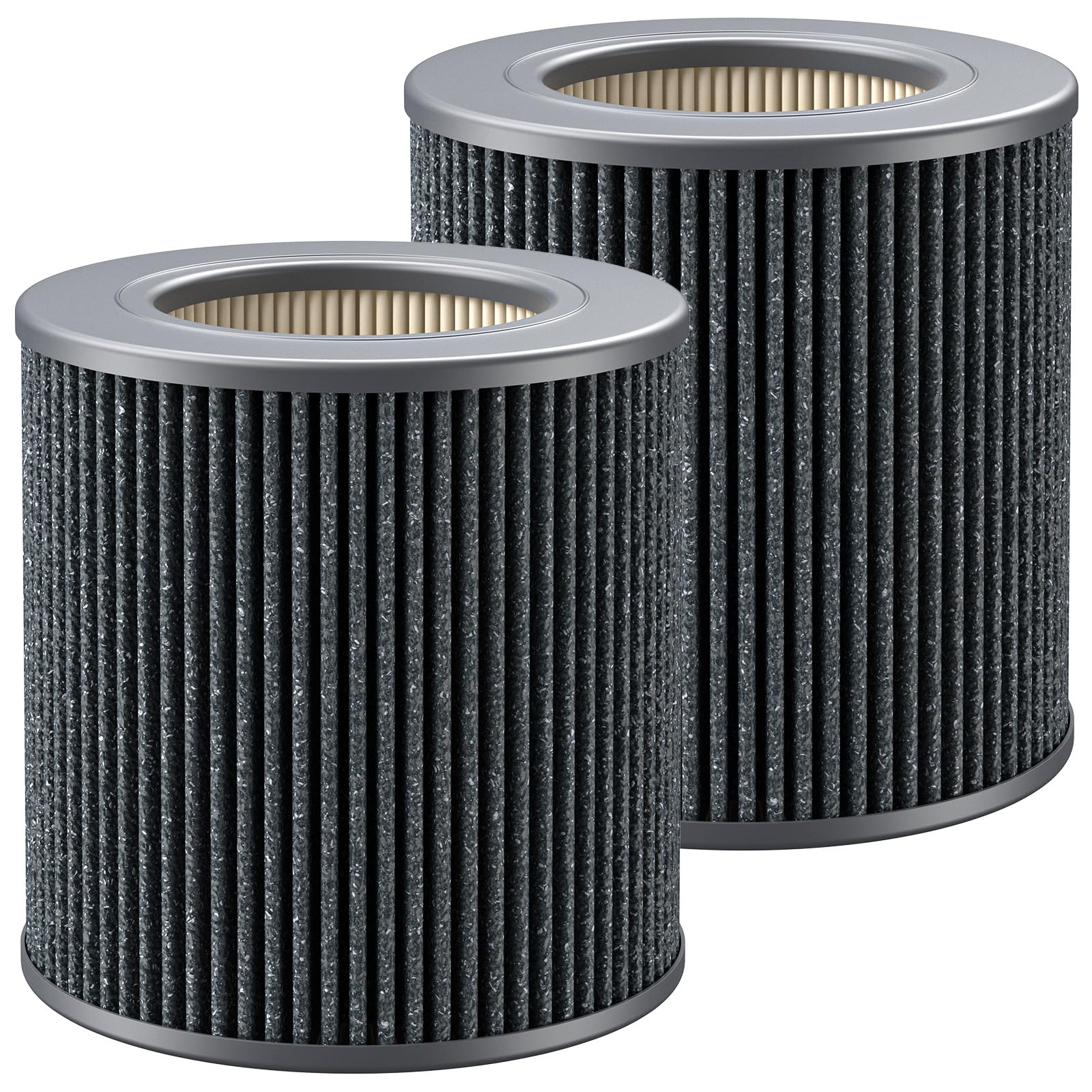 Air Mini Replacement Filter Compatible with Molekule Air Mini Air Purifier, Advanced 3-in-1 Filtration for 99.97% Pollutants, Odor and Smoke, Tri-Power Air Mini PECO-HEPA Filter, 2 Pack