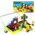 45PCS Magnetic Blocks Travel Toys for Kids with Portable Iron Box, Mini Magnetic Cubes Outdoor Toys for Airplane & Car Ride STEM Learning Gift Idea for Ages 3+ Gift? Construction Theme?
