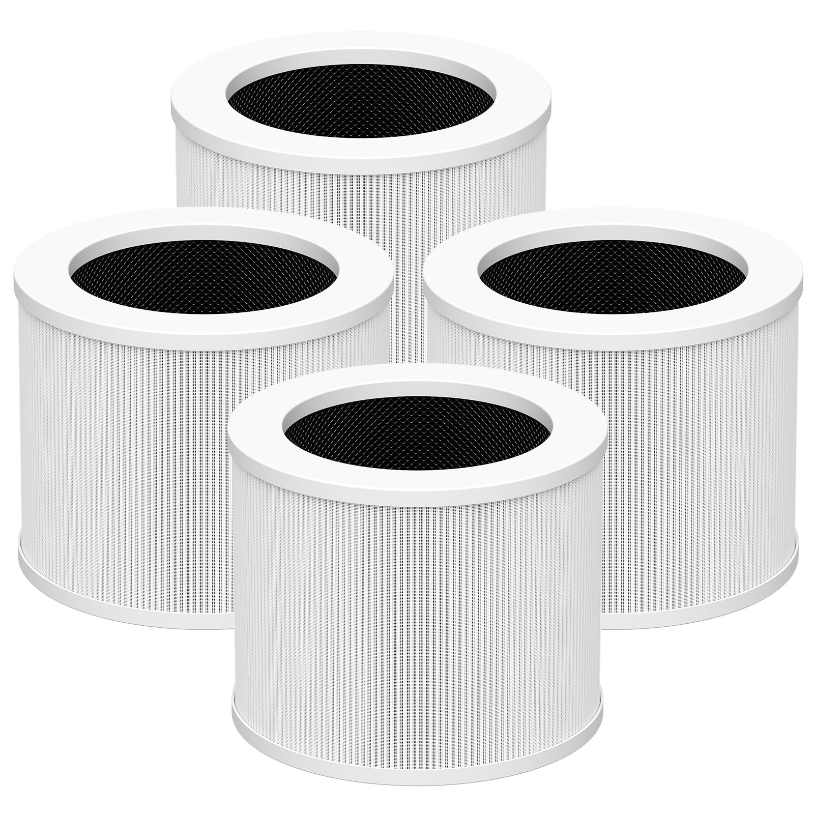ZQA-2000A ZQA-2000B Replacement Filter Compatible with Cobectal ZQA-2000B and Oterbear ZQA-2000C Air Purifi-er, 3-in-1 H13 True HEPA Filter System and High-Efficiency Activated Carbon Filter, 4 Pack