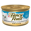 Purina Fancy Feast Grilled Wet Cat Food Ocean Whitefish and Tuna Feast in Wet Cat Food Gravy - (Pack of 24) 3 oz. Cans