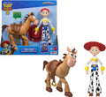 Mattel Disney and Pixar Toy Story 5 Playscale Posable 7 Inch Action Figures 2 Pack, Jessie & Bullseye, Removable Cowboy Hat