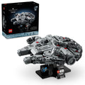 LEGO Star Wars Millennium Falcon 25th Anniversary Collectible - DIY Building Set for Adults, Men & Women, Ages 18+ - A New Hope Model with Display Stand - Star Wars Gift - 75375