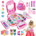 Topsolid Kids Makeup Kit With Mirror - Real Washable Makeup Set for Girls 5-8, Princess Toys Cosmetic Set, Christmas & Birthday Gifts for 3-8 Year Old Girls