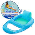 SwimWays Spring Float Premium Recliner Pool Lounger, Inflatable Pool Floats for Adults with Fast Inflation, for Ages 15 & Up