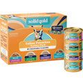 Solid Gold Wet Cat Food Variety Pack - Pate & Shreds in Gravy - Healthy Canned Cat Food Pate w/Real Chicken, Tuna, Mackerel & Sardine - Grain Free & Gluten Free Can Meals for Cats & Kittens - 12ct/3oz