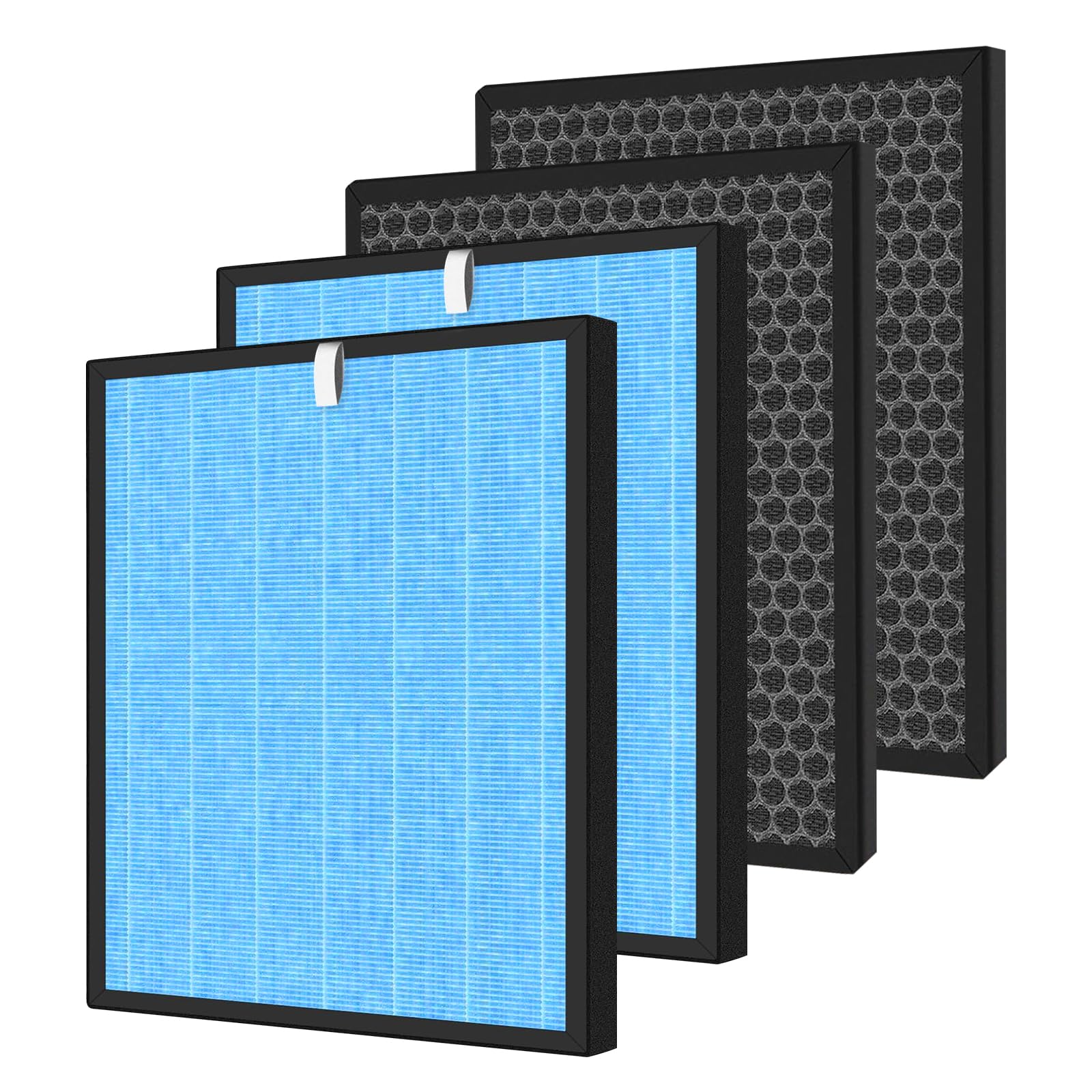 HSP001 Filter Replacements Compatible with Hathaspace filter replacement HSP001, 4 Stage Filtration filter Fit for Hathaspace HSP001 Air Purifier, 2 Pack