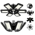 LED Garage Lights Bulb 2 Pack 180W 18000LM 6500K Led Shop Light with 6 Plus 1 Deformable Panels Basement Barn Ceiling Lights for E26/E27