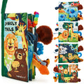 hahaland Baby Books 0-6 Months,Infant Tummy Time Toy Sensory Toys 6 to 12 Months Touch Feel Book Travel Toy Gifts for Boy Girl 0-3 Month Baby Shower Birthday Easter Basket Stuffers (Single)