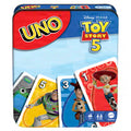 Mattel Games UNO Disney and Pixar Toy Story 5 Card Game with Movie-Inspired Deck for Kid & Family Nights, Parties, Travel & Camping