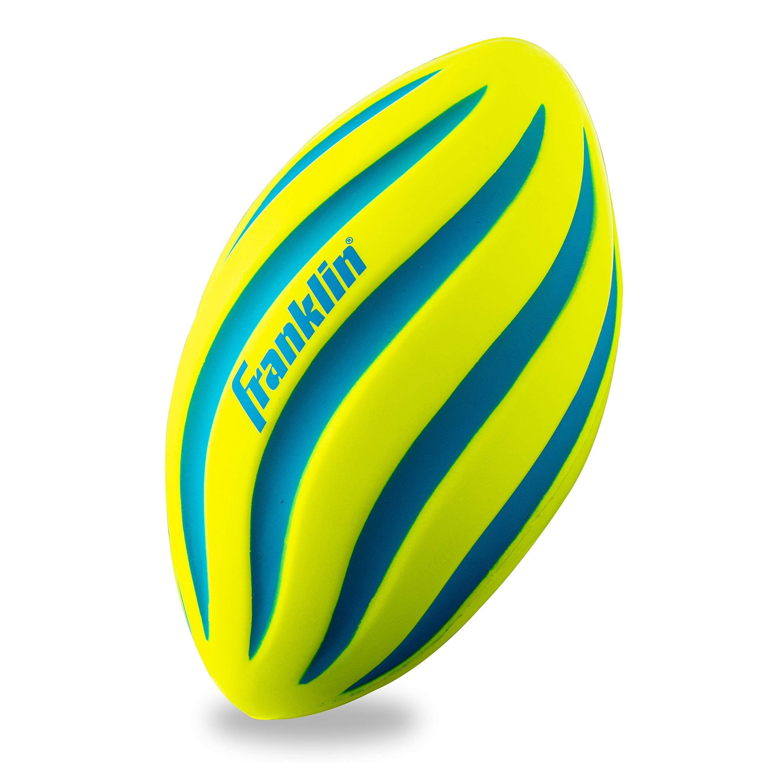 Franklin Sports Kids Foam Football - Mini Soft Foam Youth Football - Indoor + Outdoor Toy Ball for Kids - Probrite 9" Mini Ball - Soft Backyard + Practice Toy - Yellow