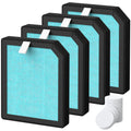 4 Pack AP1501 Replacement Filter Compatible with Aircillin AP1501 Air Purifier, 3-in-1 H13 True HEPA Air Filters for Dust Smoke Pollen
