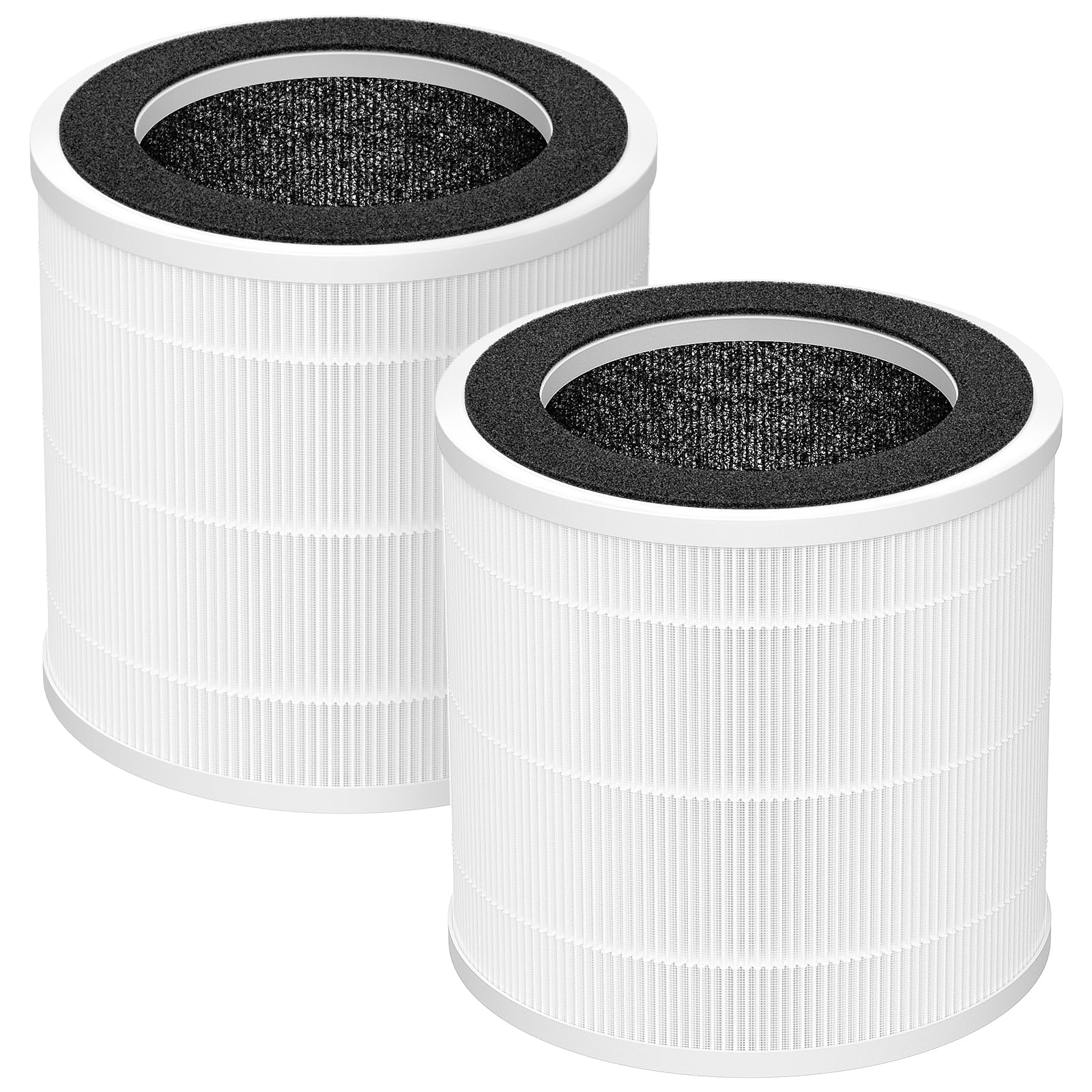 2 Pack PX500 Air Purifiers Replacement Filter for Purivortex PX500 Air Purifier, 3-in-1 HEPA Replacement Filter for Home, White