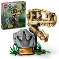 LEGO Jurassic World Dinosaur Fossils: T Rex Skull Building Toy - Dinosaur Toy for Boys & Girls, Ages 9+ Years - Gift for Christmas - Display for Bedroom - 76964