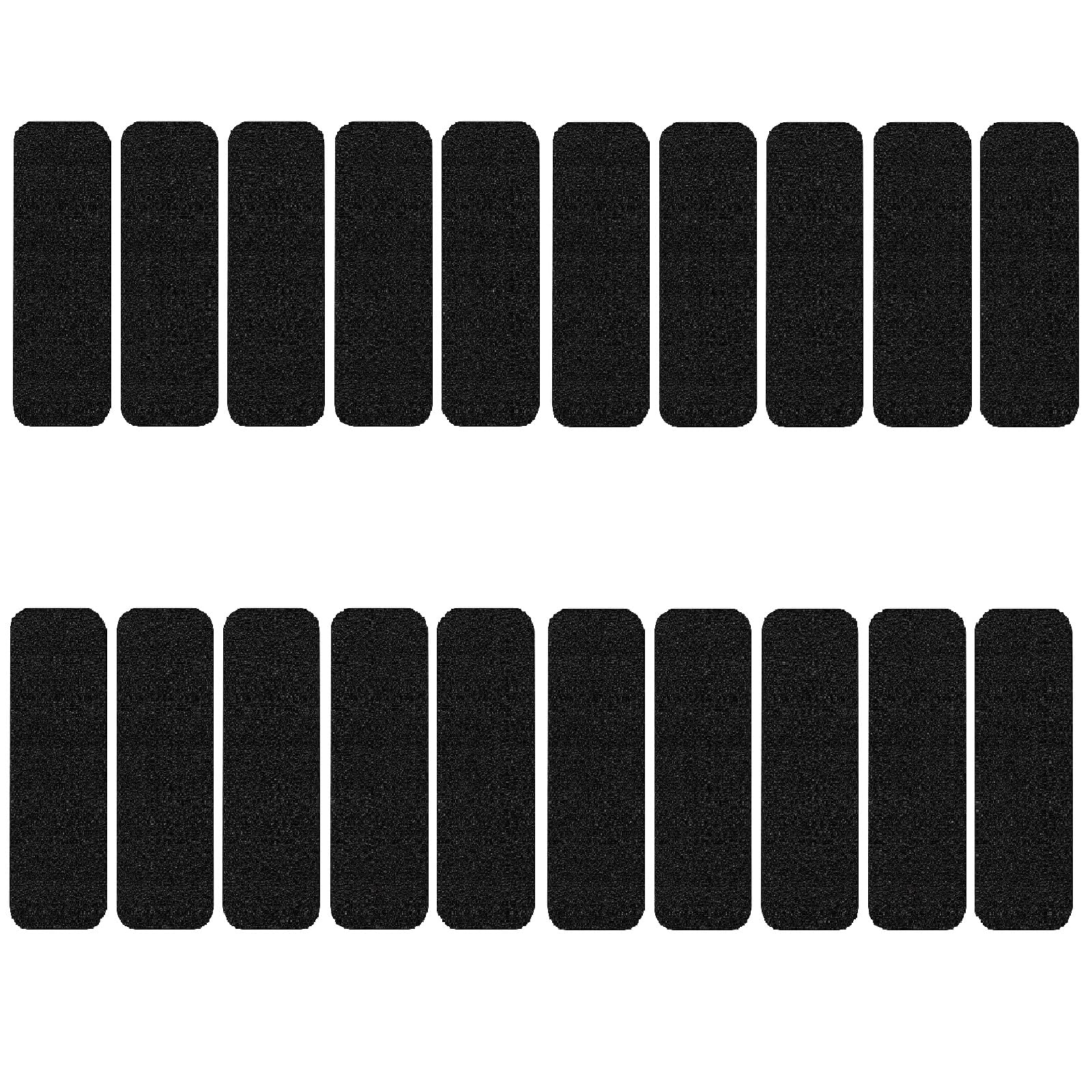 20 Pack Ceiling Fan Filters for Blades,Activated Coconut Carbon Fan Filter for Ceiling Fan, Easy-Stick Universal Air Filter for Common Household Contaminants