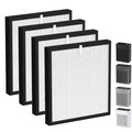 TZ-K2 Replacement Filter Compatible with ToLife Air Puri-Fier Filter TZ-K2-A, 3-in-1 H13 HEPA with Activated Carbon and Pre-Filter, 4 Pack