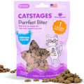 Catstages by Nina Ottosson Purrfect Bitez Natural Crunchy Cat Treats for Puzzles, Toys, Feeders, & Training, USA-Made, Real Chicken Flavor, 4oz