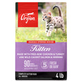 ORIJEN Grain Free High Protein Premium Dry Cat Food Kitten Recipe 4lb Bag