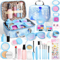 INNOCHEER Pretend Makeup for Toddlers, Fake Play Makeup for Little Girls, Frozen Toy Makeup Set for Girls, Birthday Christmas Princess Gifts Toddler Girl Toys Age 3 4 5 6 7 8 (Not Real Makeup)