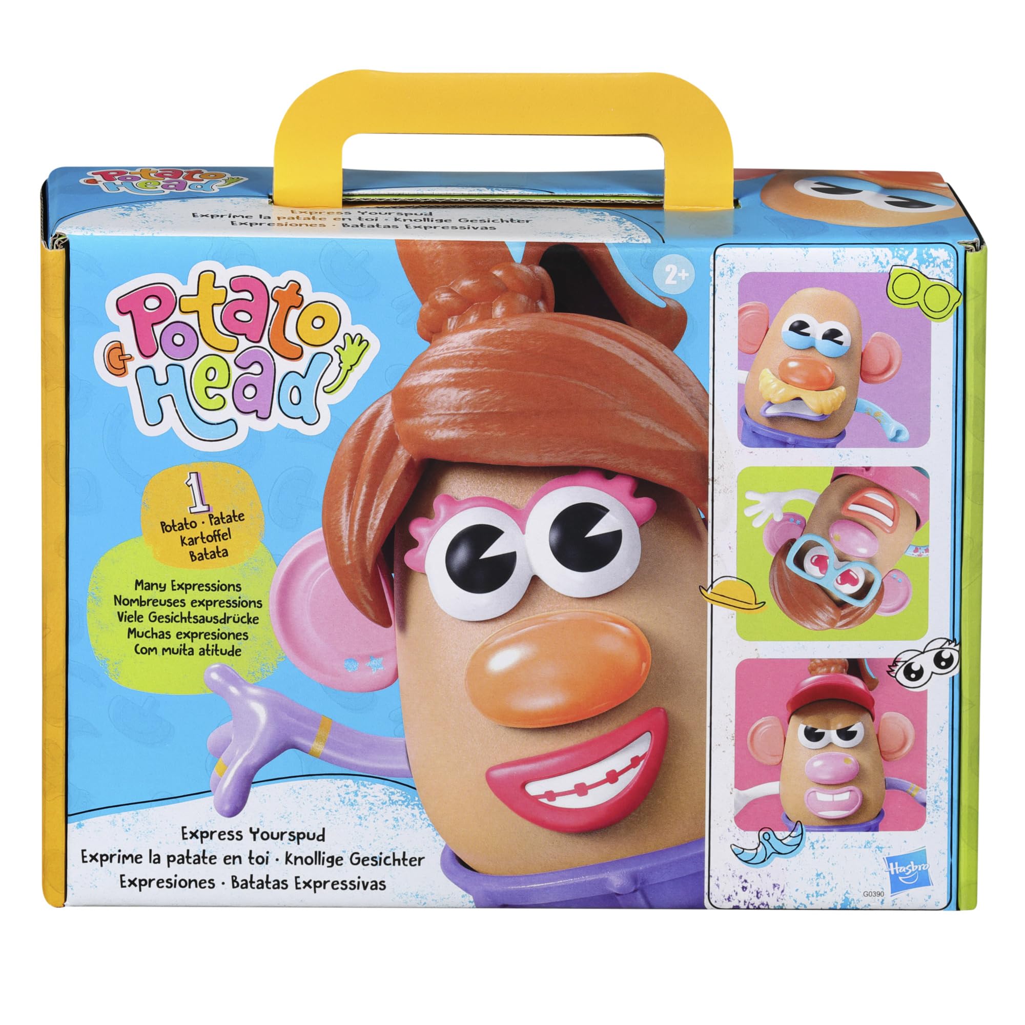 Potato Head Express Yourspud Playset with 1 Potato Body and 32 Accessories, Creative Toddler and Preschool Toys for Boys and Girls 2 Years and Up (Amazon Exclusive)