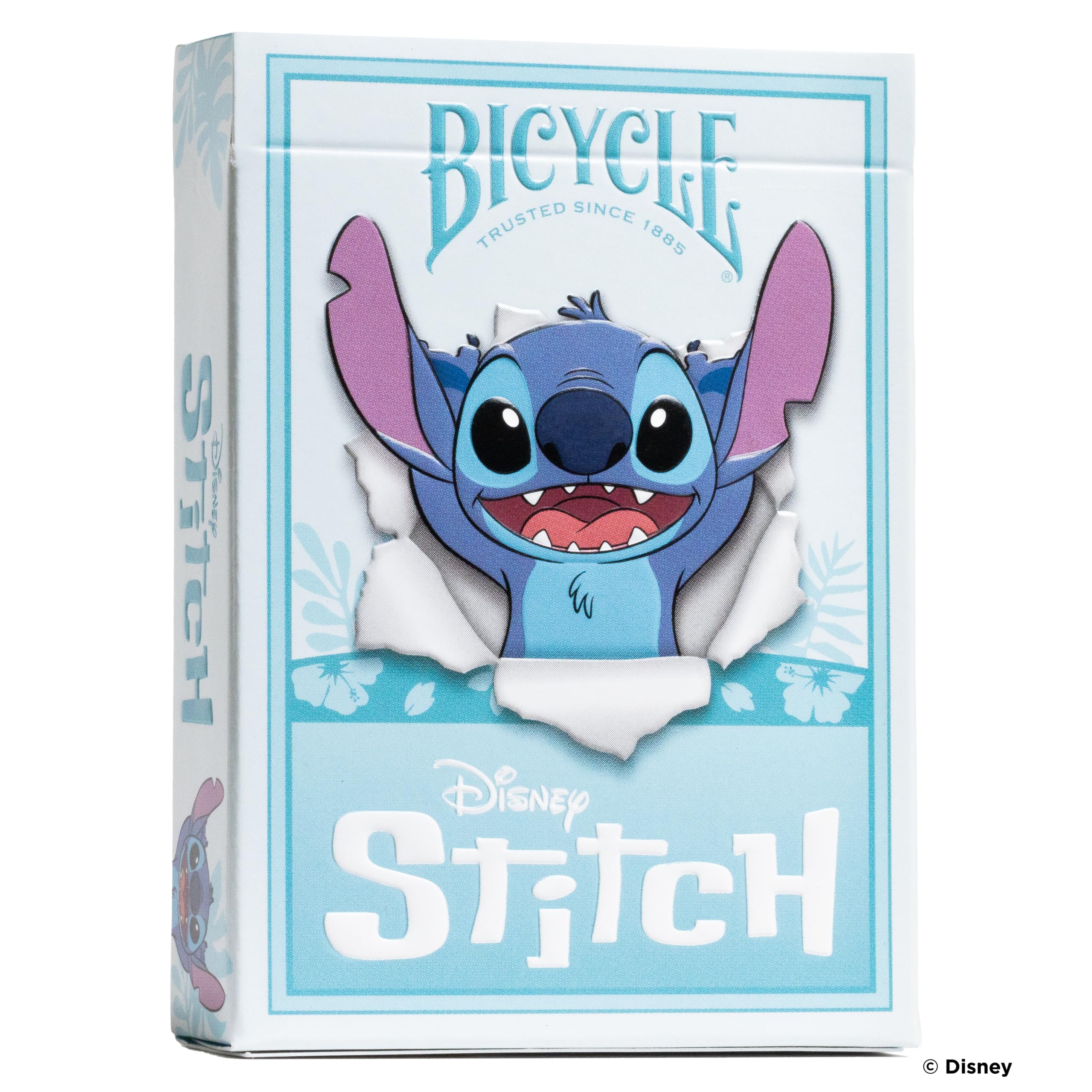 Bicycle Disney Stitch Playing Cards – Blue Edition, Official Disney Collectible Deck, Premium Quality Poker?Size Card Deck for Family Game Night,Travel Activities, and Collectors