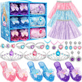LJZJ Princess Dress Up Toys & Jewelry Boutique, Girls Role Play Gift for 3+ Year Old Girl Toddler ?B-Day Party Favors