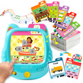 lalalark Kids Learning Tablet for Toddlers 3-5, 200 Pages Talking Flash Cards with Sight Words & Games, Montessori Learning Toys for Words, Simple Math, Logical Thinking, Easter Basket Stuffer
